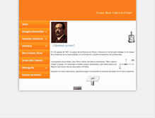 Tablet Screenshot of grupoblascabrera.org